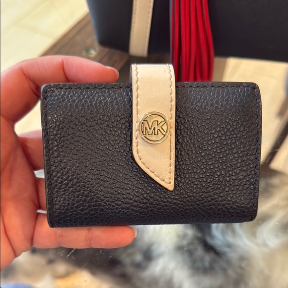 Michael Kors Satchel with Textured Leather and Gold Hardware - Picture 2 of 14